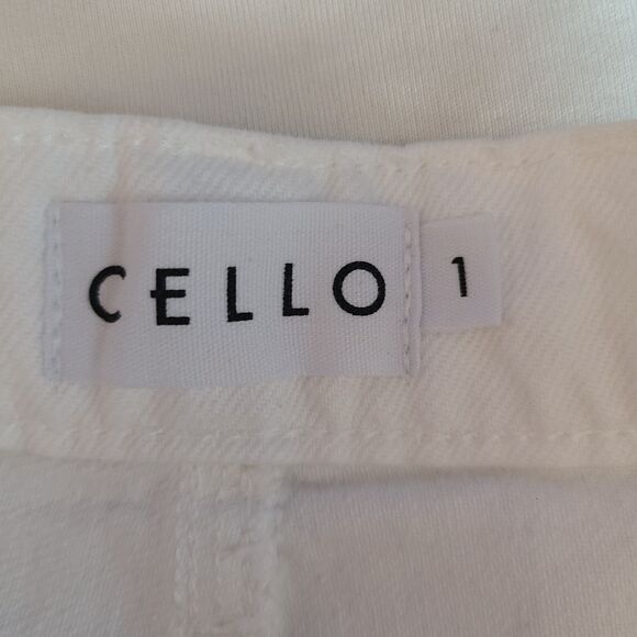 Cello The Barrel Jean White Sz 1 (S) Streetwear Trendy Modern Comfortable Chic - Picture 6 of 15